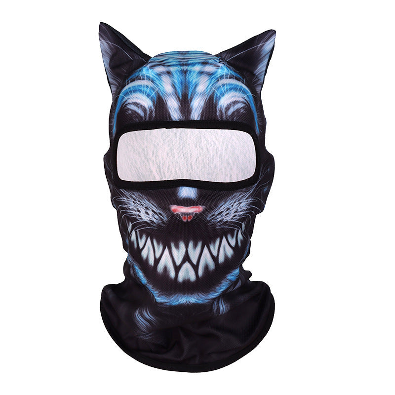 Summer Sun Protection Outdoor Mask 3D Animal Pattern