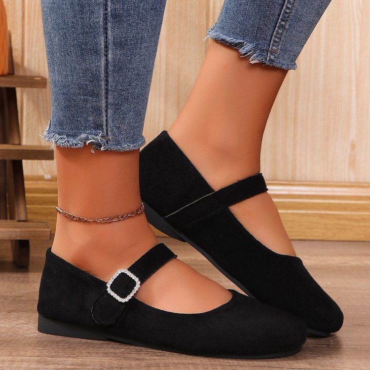 Women's Fashion Casual Solid Color Flat Fisherman Shoes