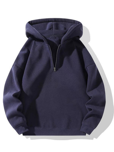 Autumn And Winter Men's Zipper Hoodie Loose Sports Sweater