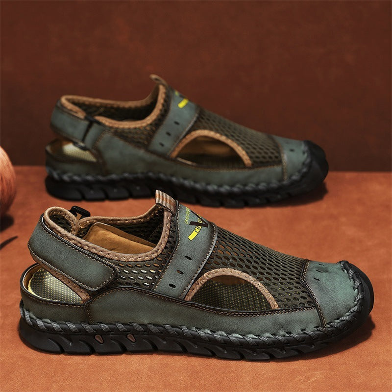 Men's Mesh Breathable Summer Hollow Shoes