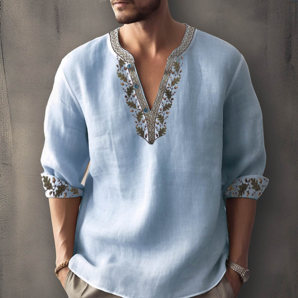 European And American 3D Digital Thermal Transfer Short Sleeve Shirt