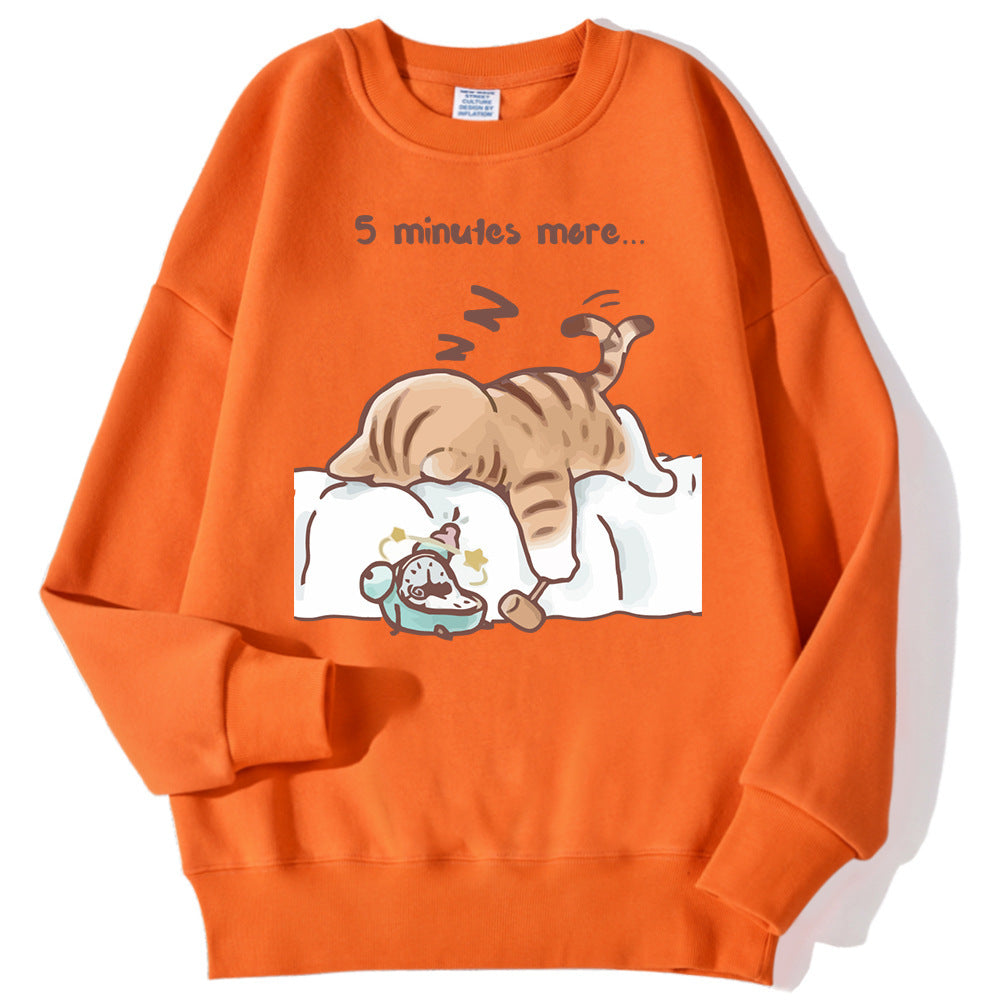 Let Me Sleep For Another Five Minutes Man Sudadera Korean Sweatshirt