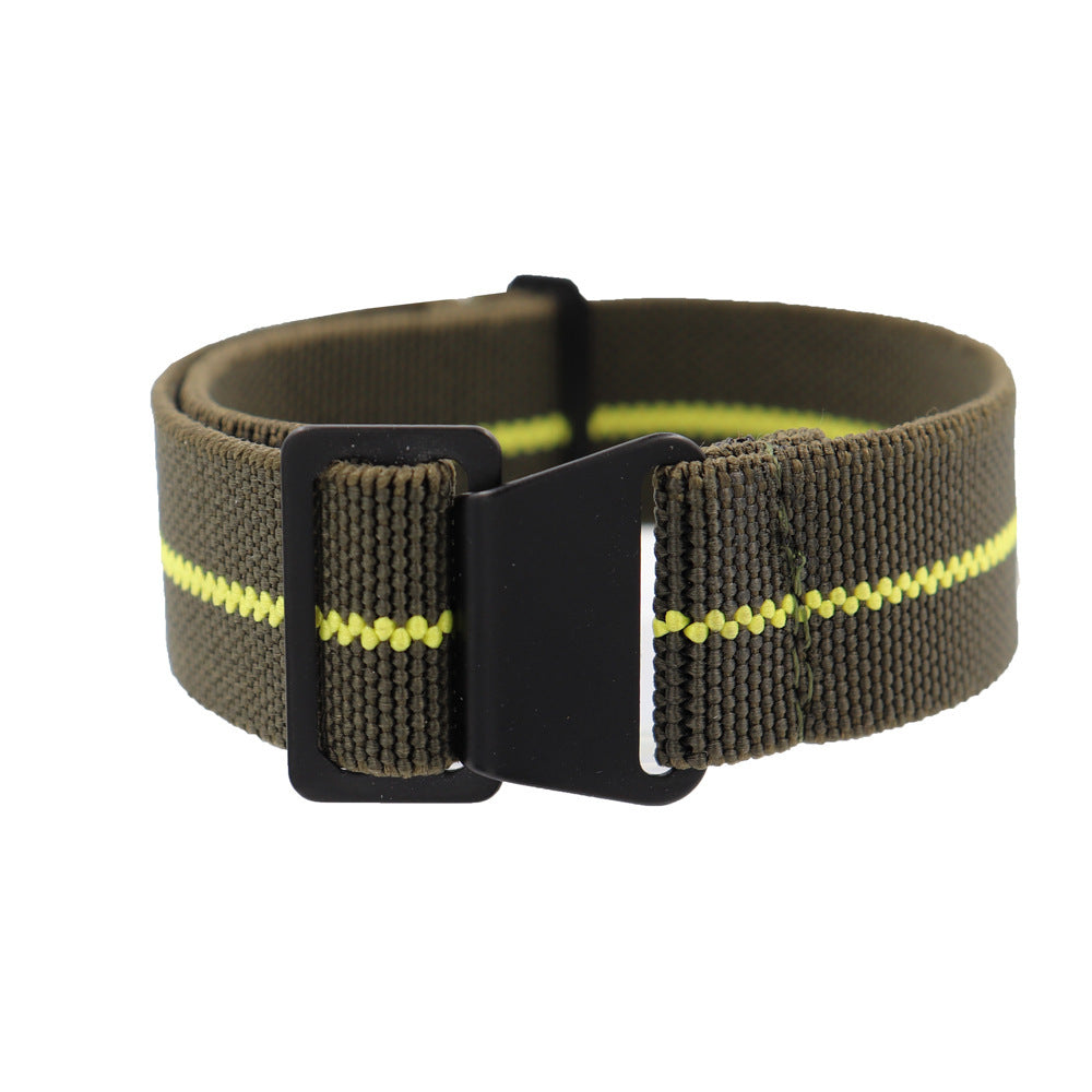 Fineknit Color Matching Elastic Quick-drying Men's Nylon Watchband