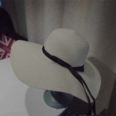 Women's New Straw Woven Big Brim Sun Hat