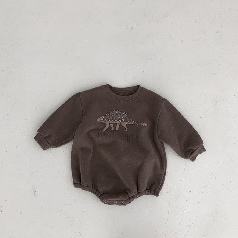 Jumpsuit Men And Women Baby Fleece Cotton Sweater Bag Fart Romper