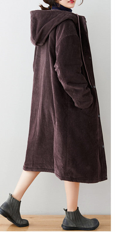 Ladies' Lambswool Winter Mid-length Coat