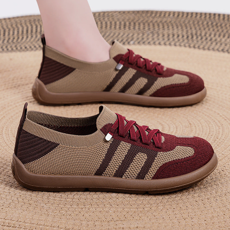 Summer Retro German Training Shoes New Fly Woven Mesh Soft Bottom Casual Shoes