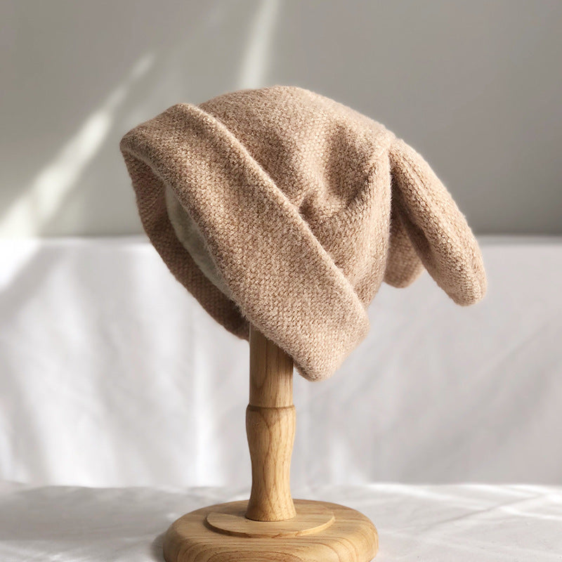Knit Confinement Hat Warm Korean Cute Japanese Cold Hat