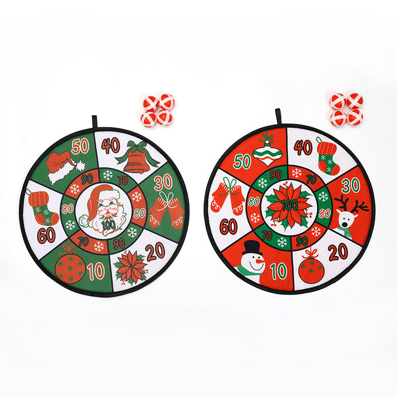 Christmas ornament toy ball dart board