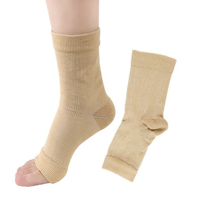 Men's And Women's Korean-style Heel Invisible Pressure Sports Foot Sock Functional Elastic Breathable Basketball Cover