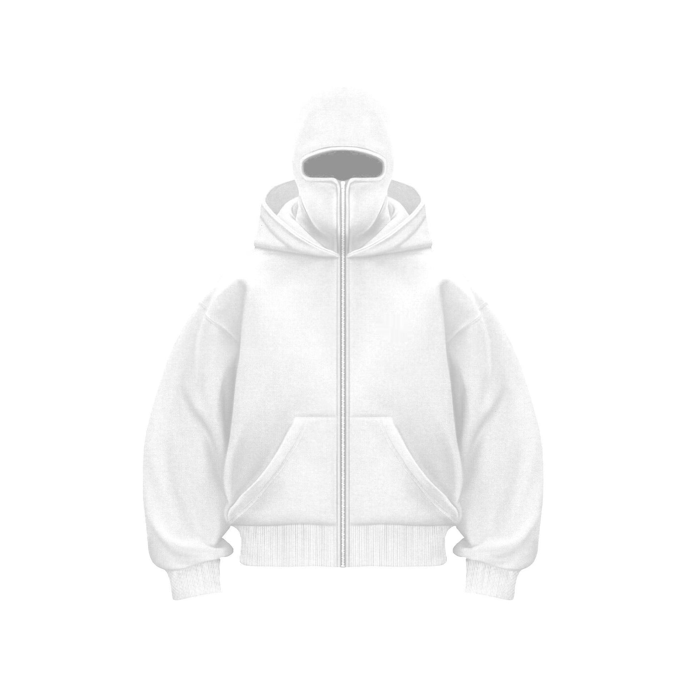 Fleece-lined Double Hood Unique Design Hooded Sweater