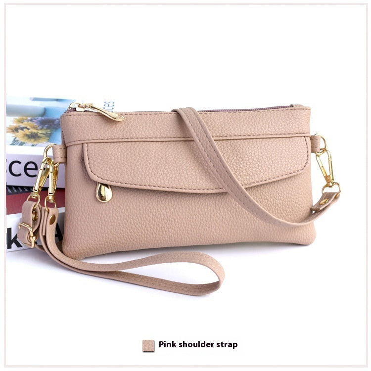 Simple Crossbody Shoulder Bag Soft Surface