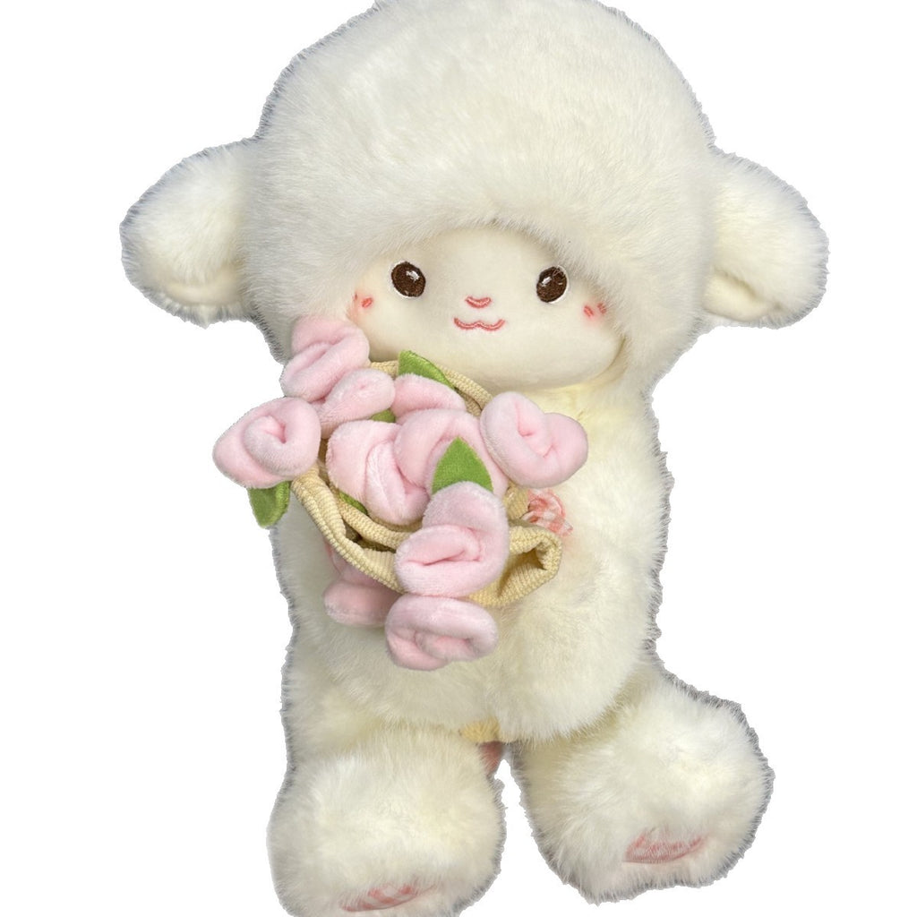 Lamb Puppet 520 Gift Rose Plush Doll