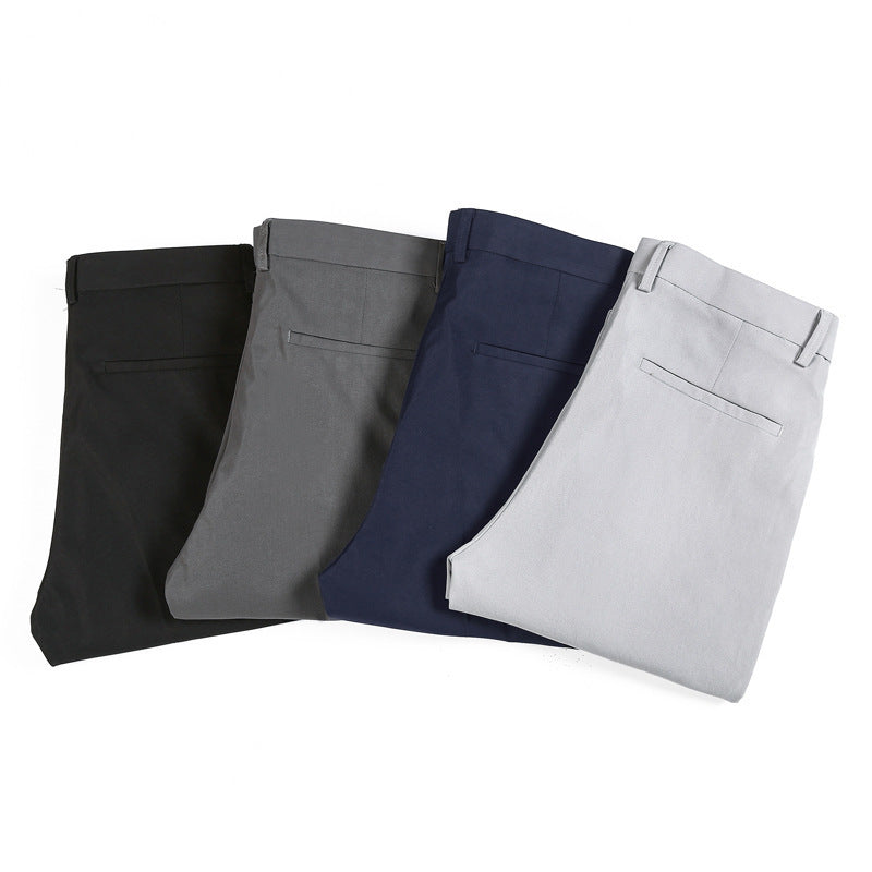 Trendy Nine-point Trousers Men's Slim Casual Trousers