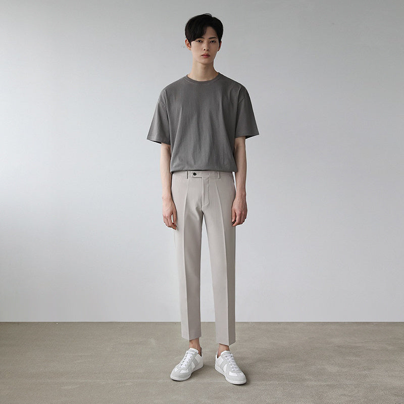 Korean Style Trendy Trousers Drape Casual Pants