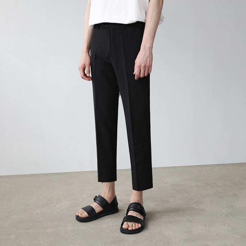 Korean Style Trendy Trousers Drape Casual Pants