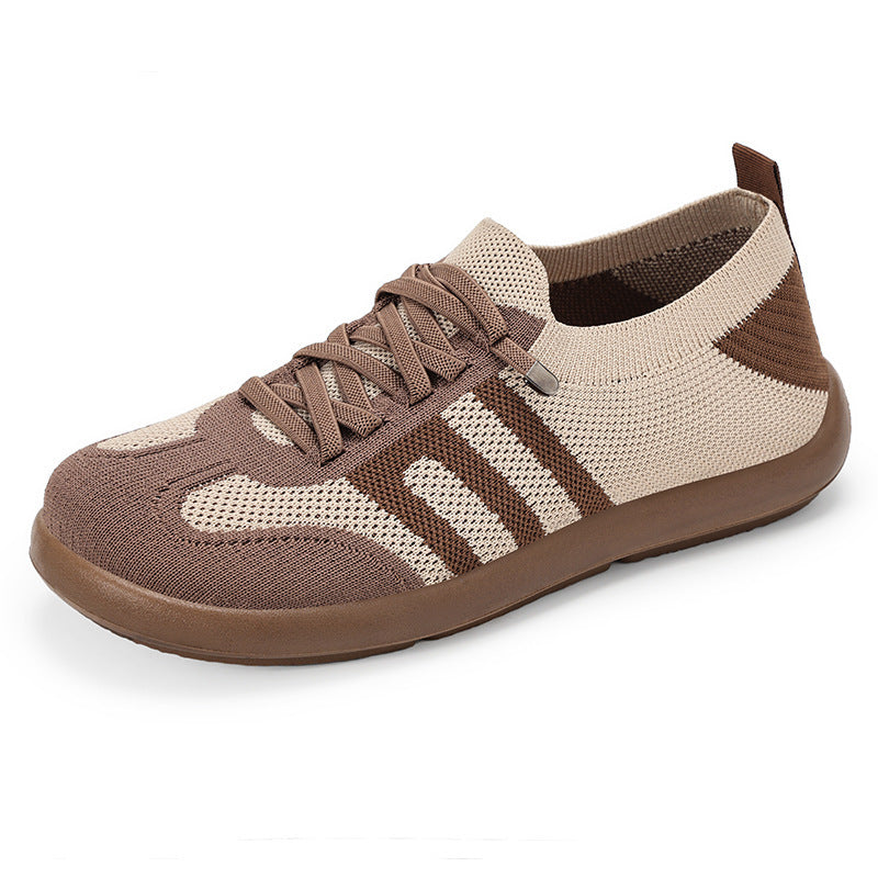 Summer Retro German Training Shoes New Fly Woven Mesh Soft Bottom Casual Shoes