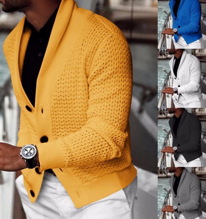 Men's cardigan sweater