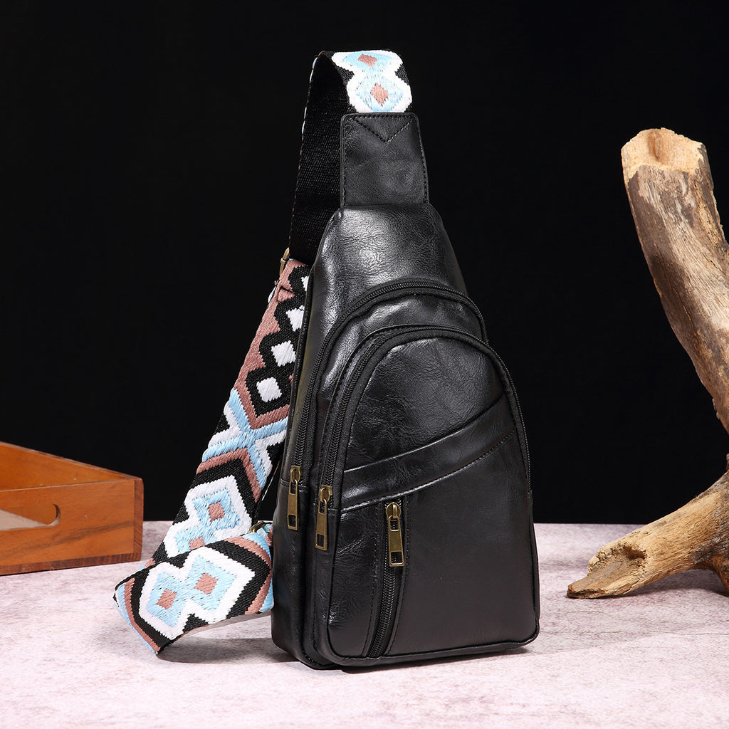 European And American Ladies Casual Fashion Retro Chest Bag