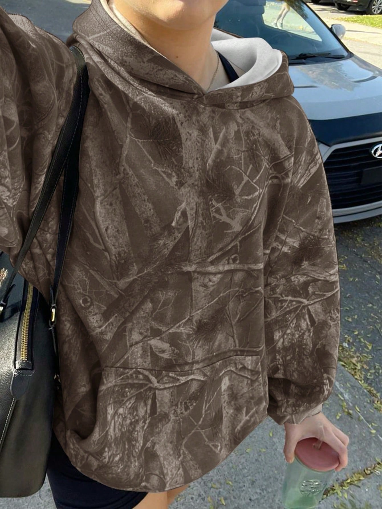 Hoodie Hot Sale Long Sleeve Jungle Maple Leaf Branches