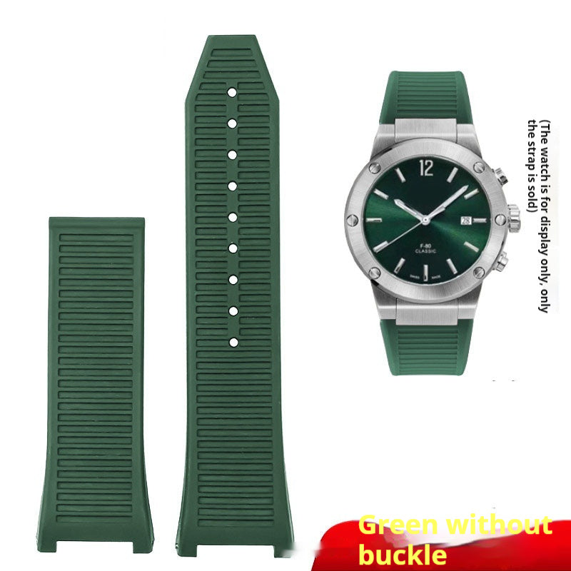 Sports Series Watch Waterproof Concave Silicone Black Watch Accessories Men