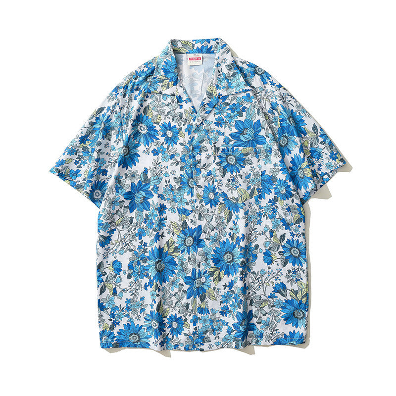 American Retro Classic Cuban Bow Tie Shirt Men