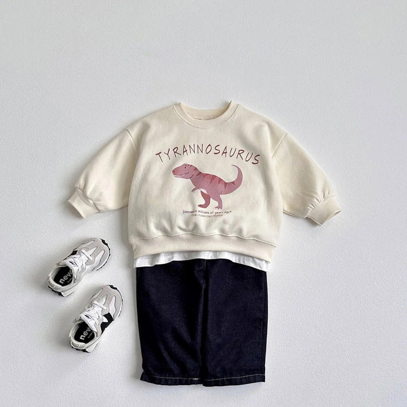 Children's Ins Korean Cartoon Dinosaur Sweatshirt