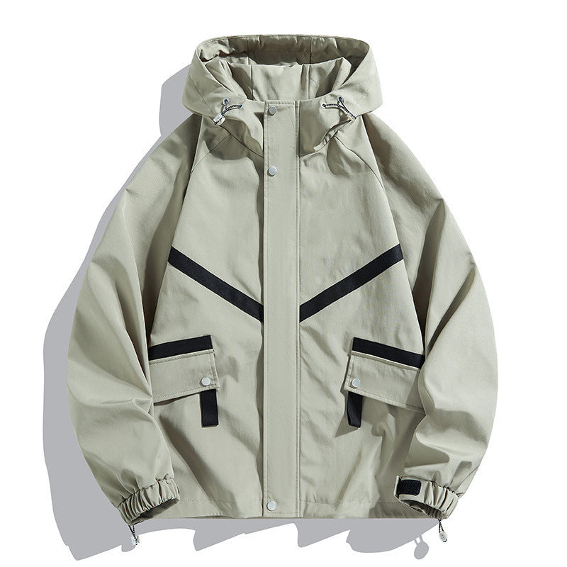 Hooded Jacket Waterproof Fashionable Jacket Outdoor Leisure Couple's Tops