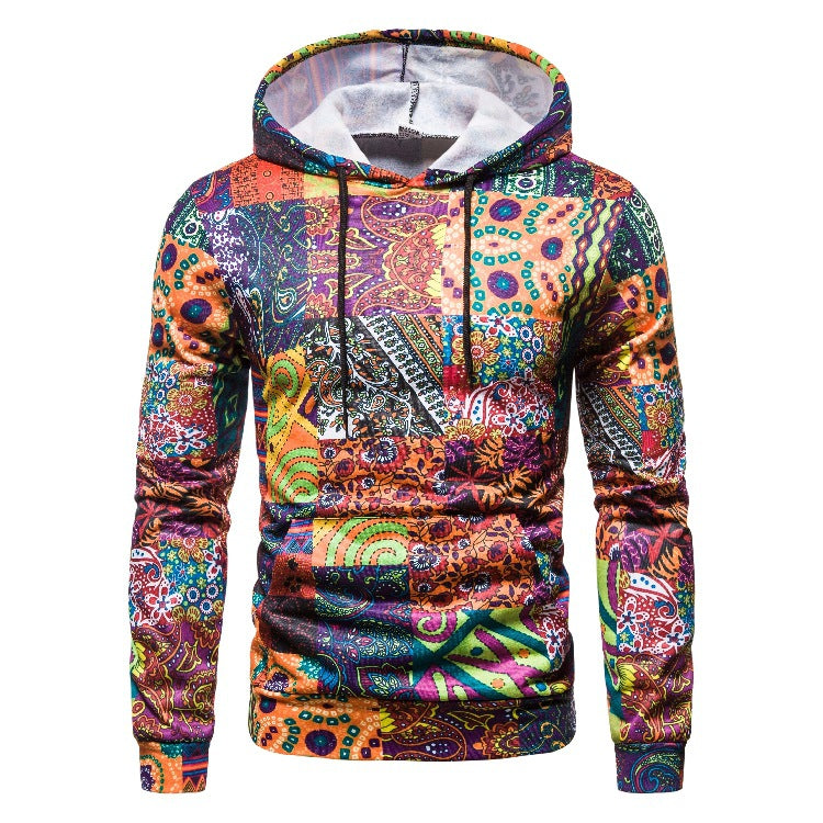 Fashion Men's Hooded Sweater Casual Jacket