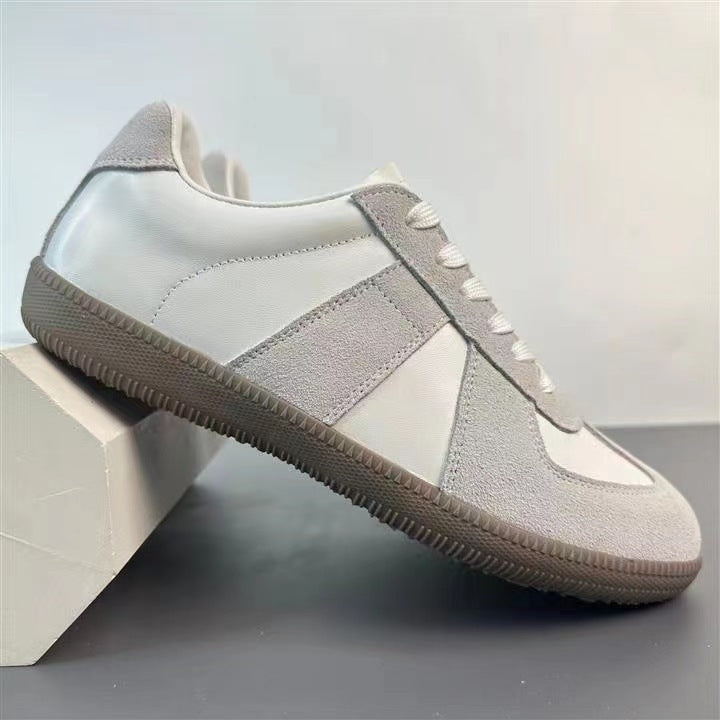 Genuine Leather Versatile Sports Casual Breathable White Shoes