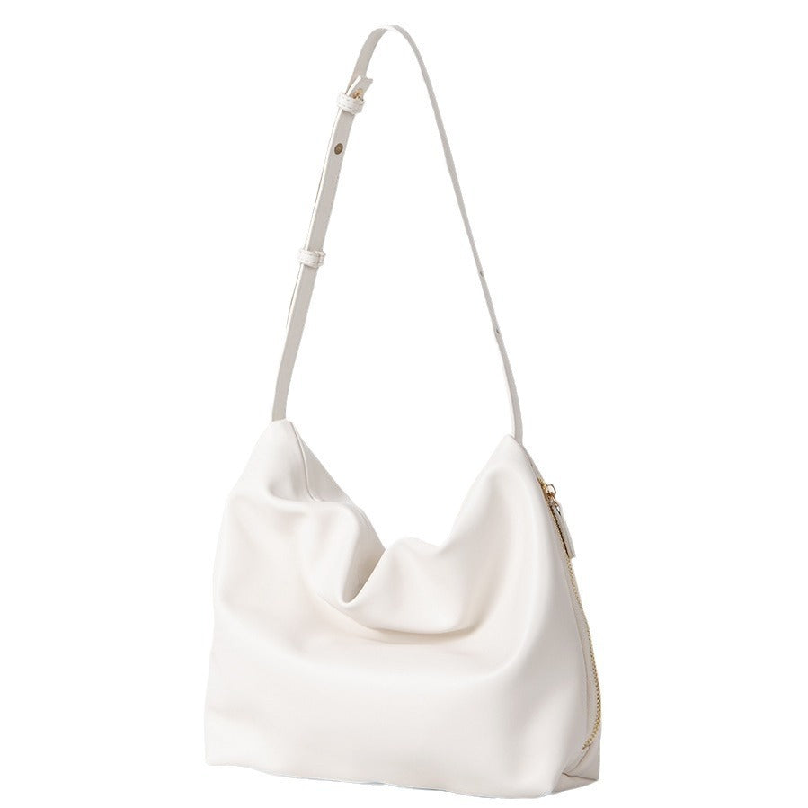 Simple Women's Soft Leather Shoulder Bag Large Capacity