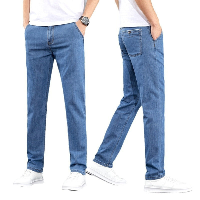 Versatile Stretch Korean Style Slim Fit Trousers