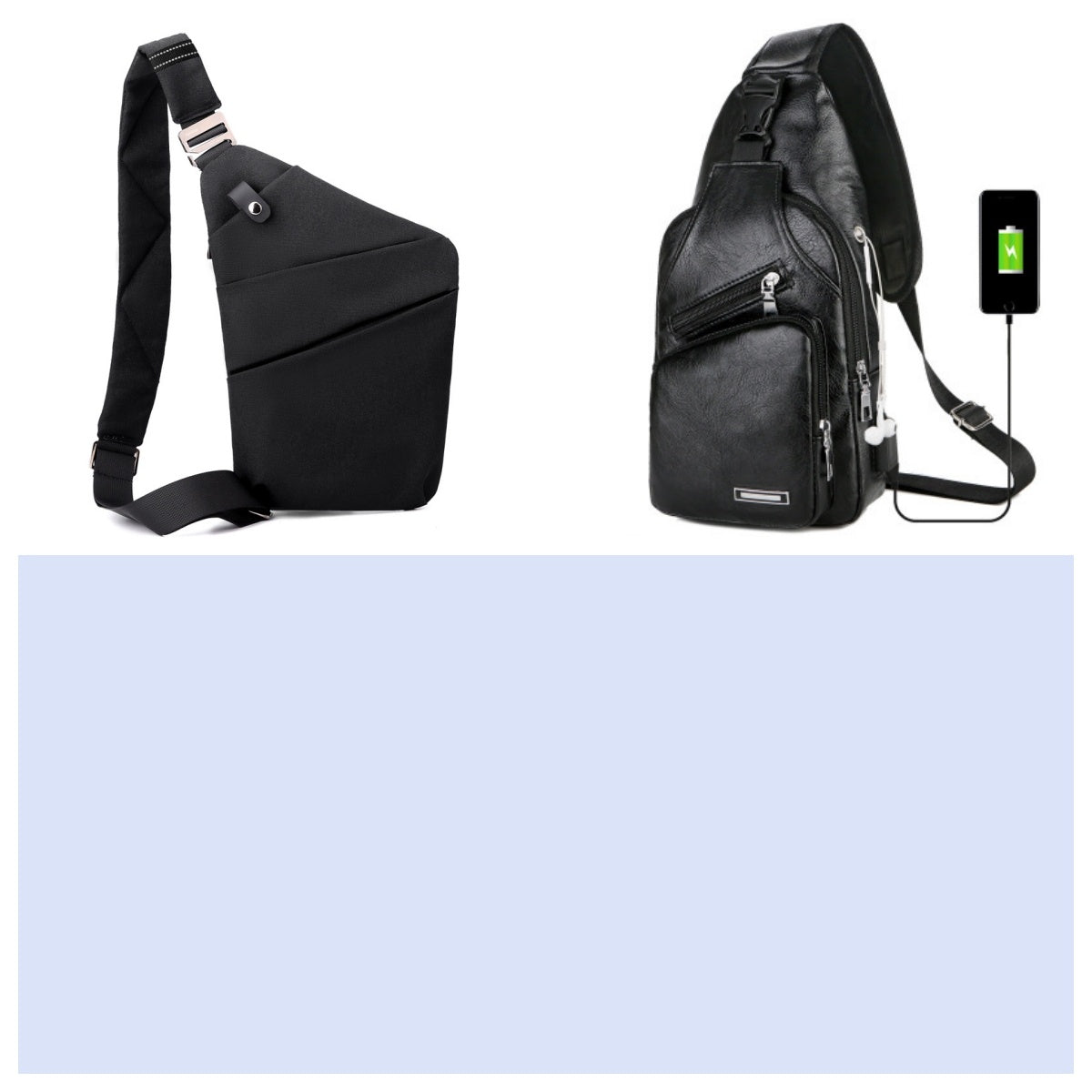 USB charging chest bag