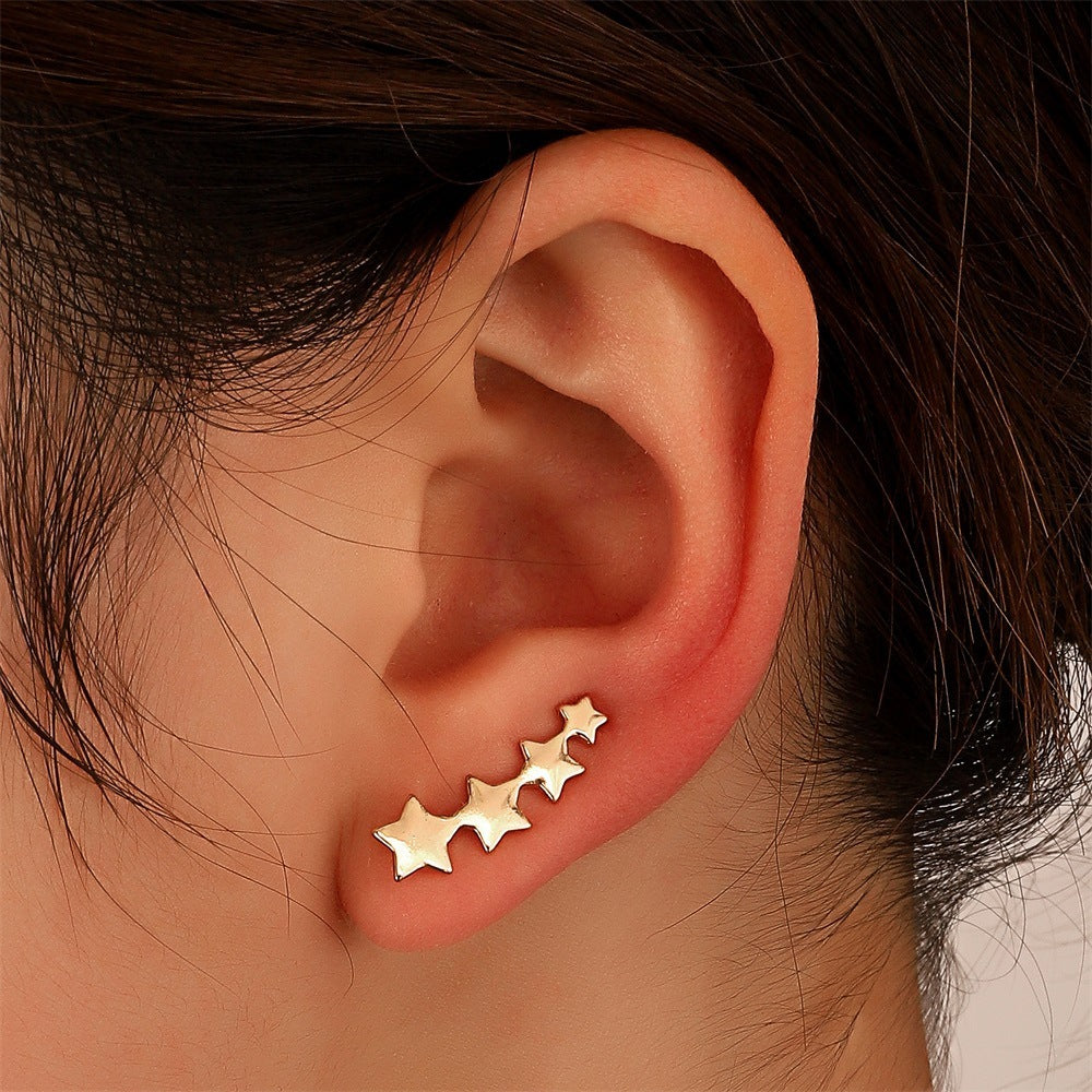 Fashionable Elegant Leaves Ear Clip Without Pierced Ears