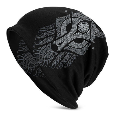 Sleeve Cap Double-layer Elastic Viking Totem Wolf Hipster Street Dance