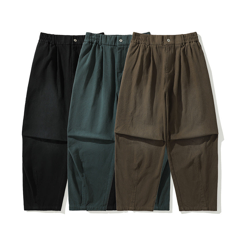 Japanese-style Retro Loose Trousers For Men