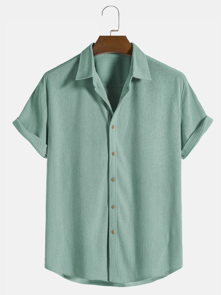 Casual Short-sleeved Men's Shirt