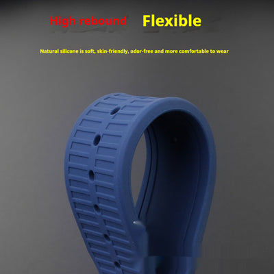 Sports Series Watch Waterproof Concave Silicone Black Watch Accessories Men