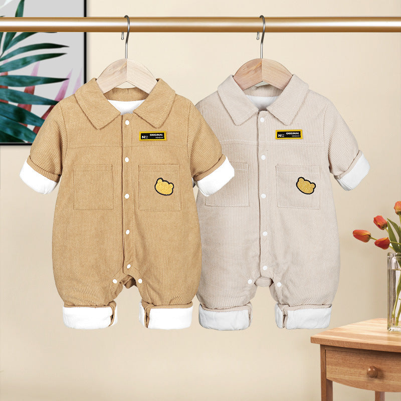 Infant Autumn Clothes Clothes Spring Double Layer