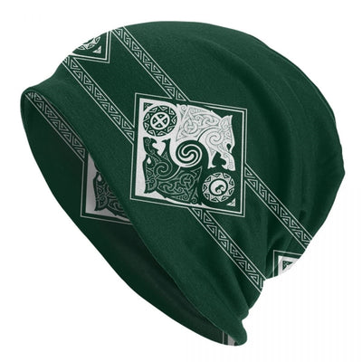 Sleeve Cap Double-layer Elastic Viking Totem Wolf Hipster Street Dance