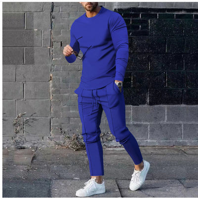 3D Digital Printing Fashion Casual Two-piece Suit