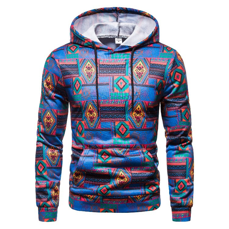 Fashion Men's Hooded Sweater Casual Jacket