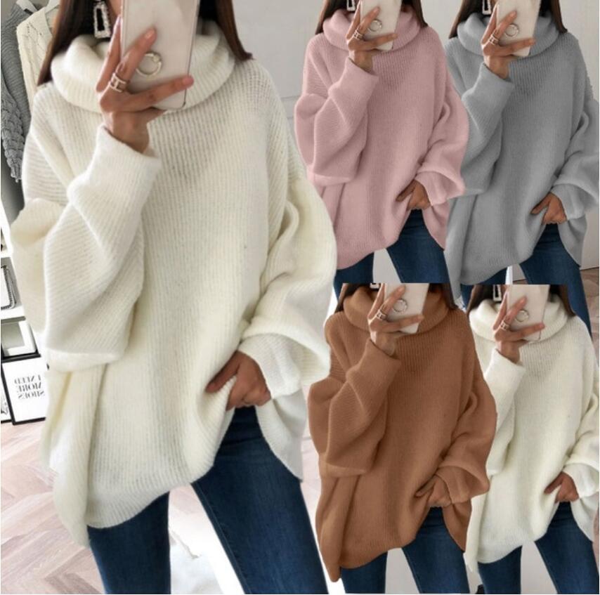 Solid Turtleneck Sweater