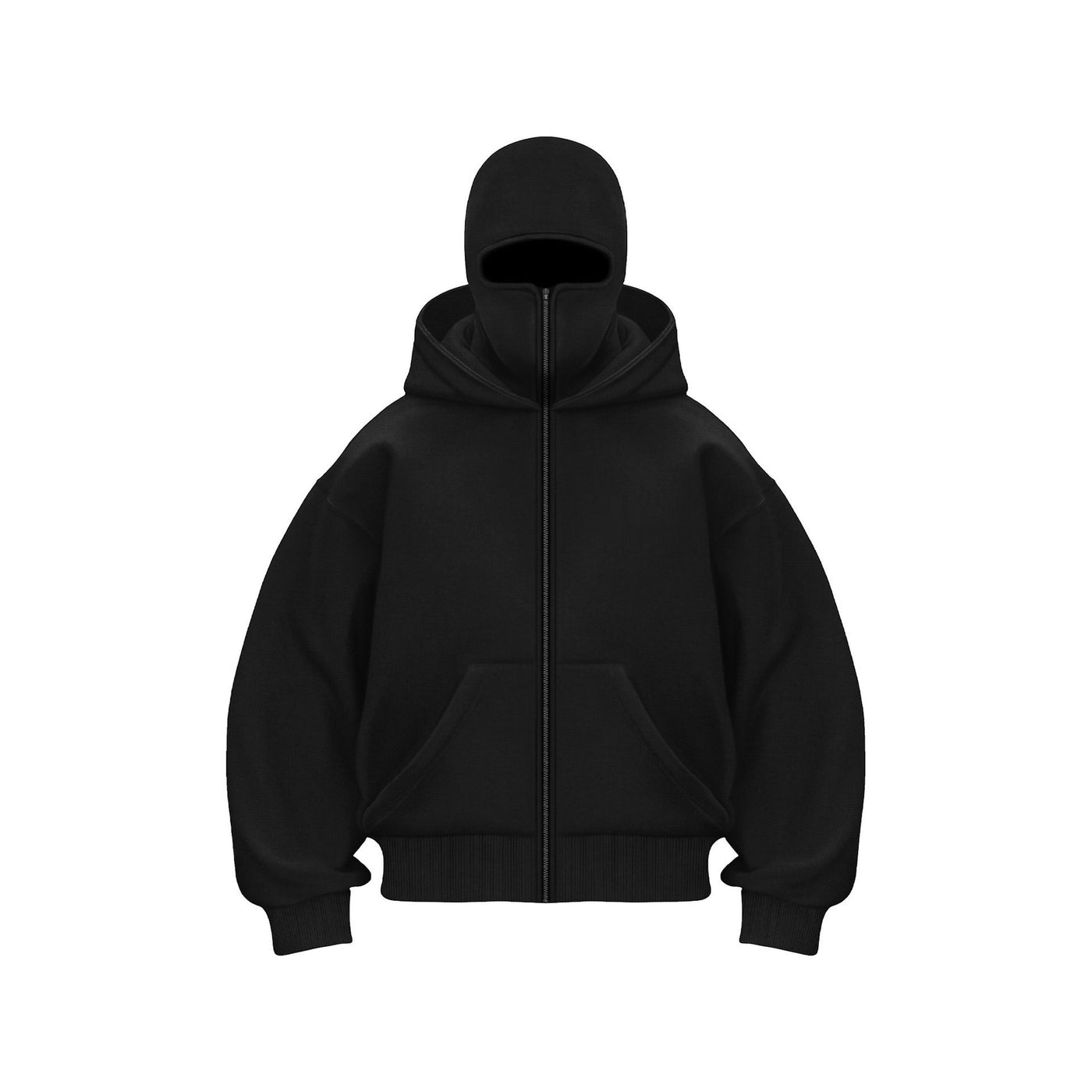 Fleece-lined Double Hood Unique Design Hooded Sweater