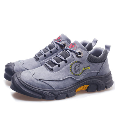 High-top Waterproof Welder Shoes Deodorant Steel Head Anti-smashing Shoes Wear-resistant