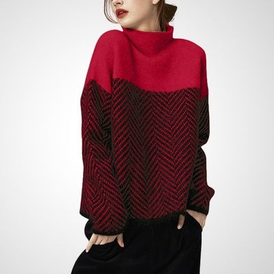 Fashion New Women's Wool Turtleneck Sweater Women