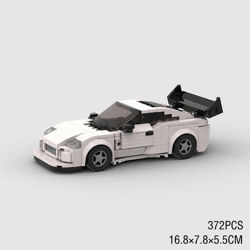 Hot Sale Racing Sports Car Moc Small Particle Puzzle Assembly