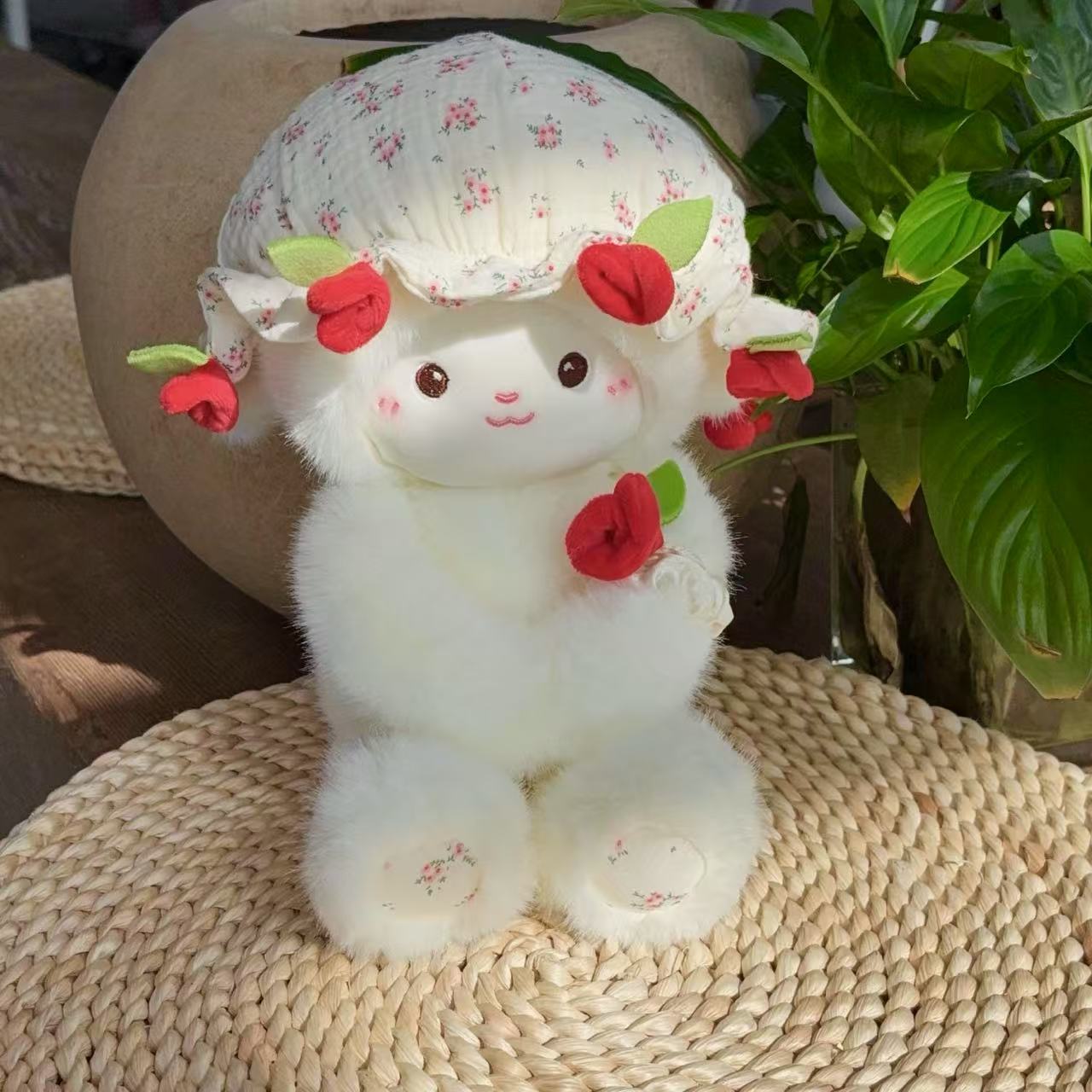Lamb Puppet 520 Gift Rose Plush Doll