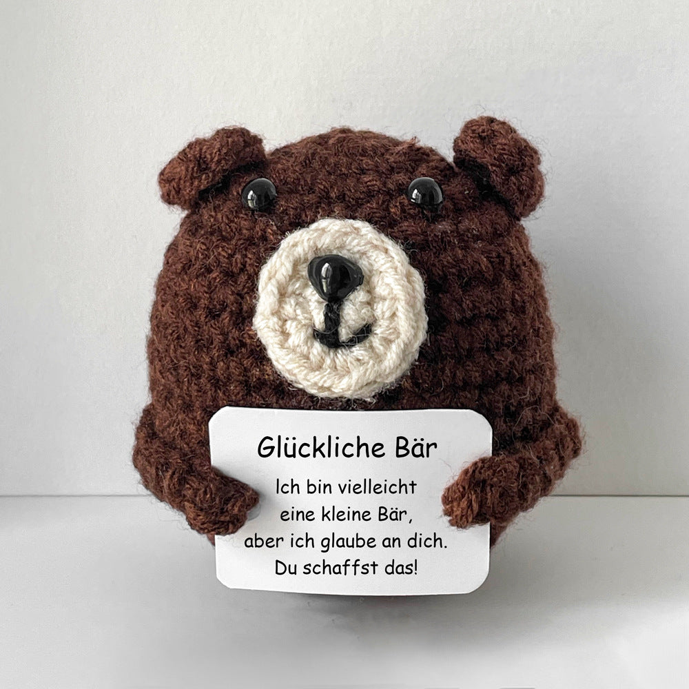 Funny Animal Crocheted Toy Creative Gift