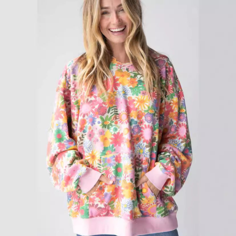 Women's Digital Printed Hoodie